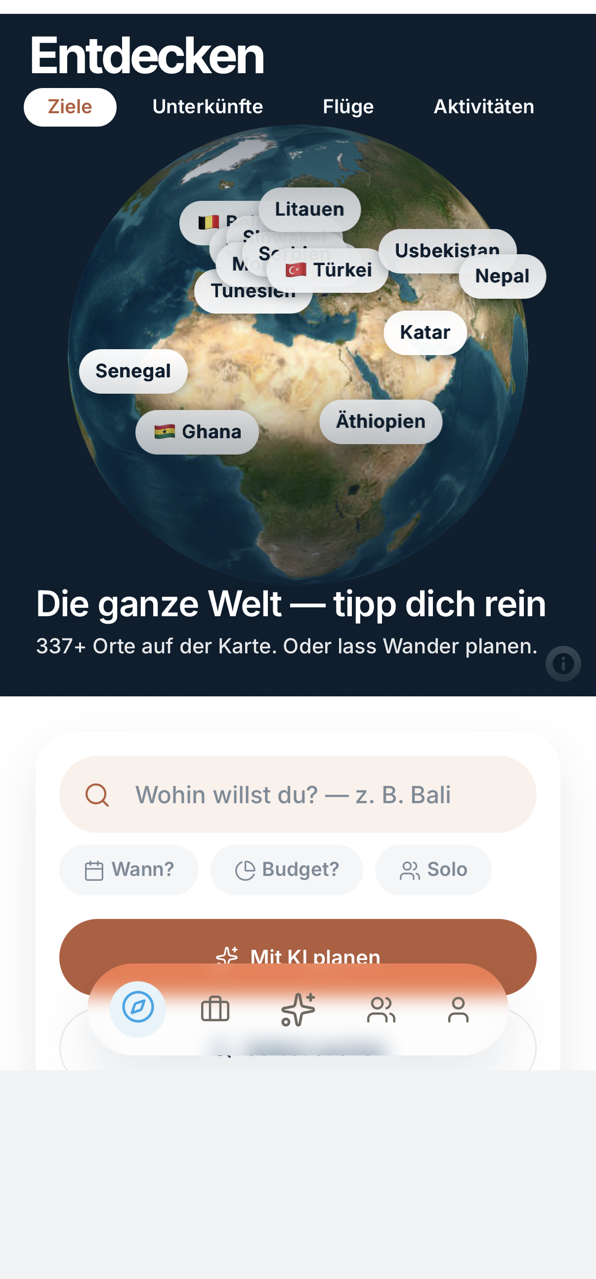 Wander — Entdecken